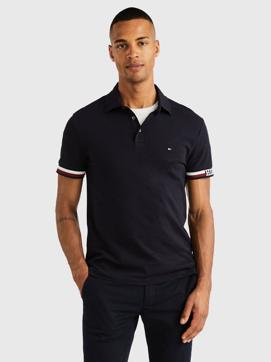 Tommy Hilfiger Autograph Flag Polo Shirt - Slim Fit