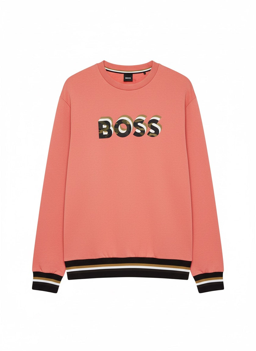 BOSS Sweater With Printed Logo