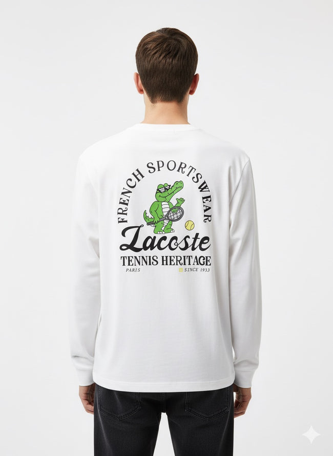 Lacoste Croco Club long sleeve t-shirt