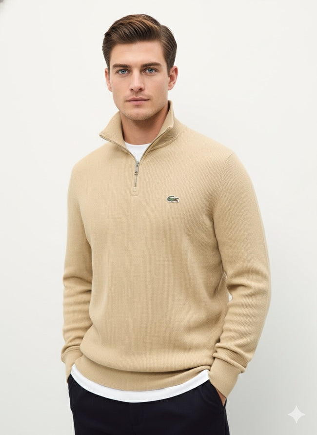 Lacoste High Neck Sweater  with zipper