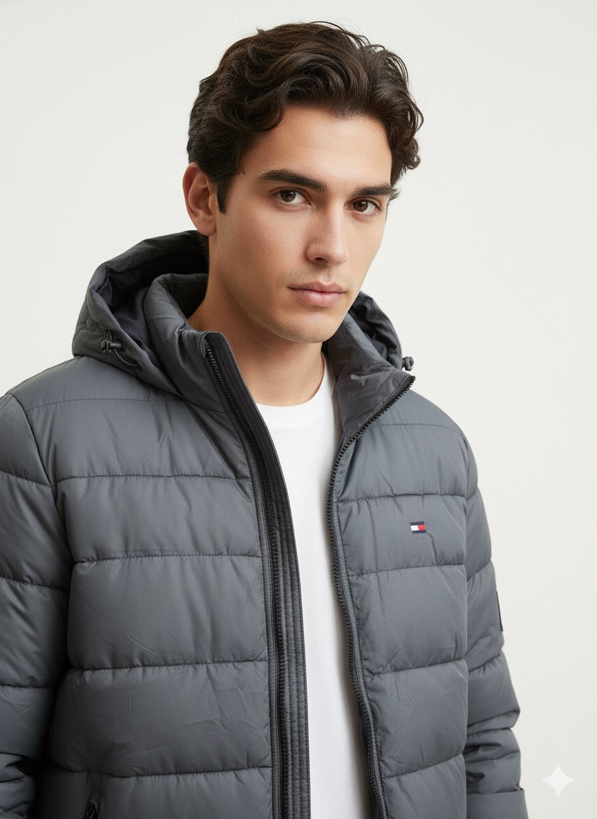 Tommy Hilfiger Packable Water Repellent Jacket With Hood