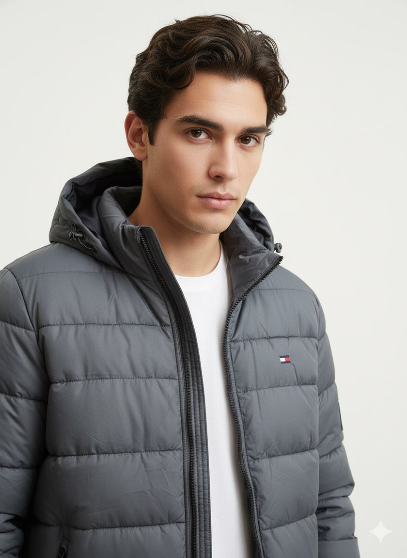 Tommy Hilfiger Packable Water Repellent Jacket With Hood