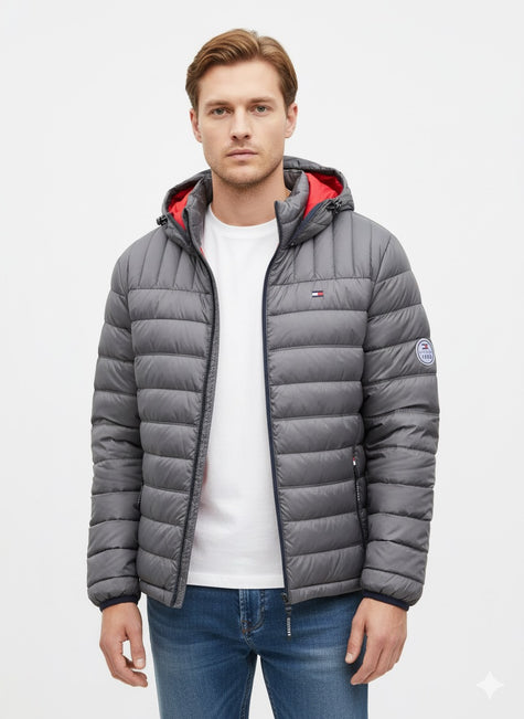Tommy Hilfiger Packable Water Repellent Jacket With Hood