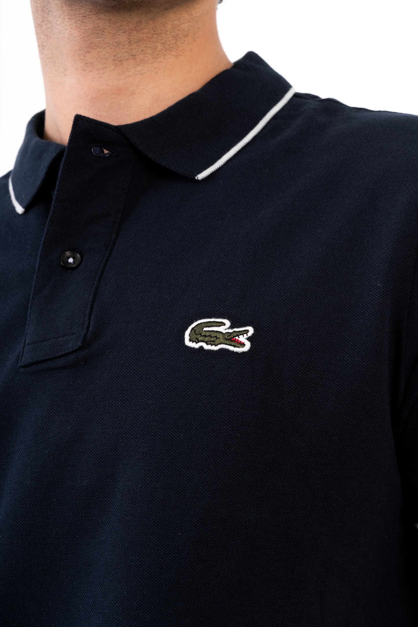 LACOSTE  Autograph Flag Polo Shirt - Slim Fit