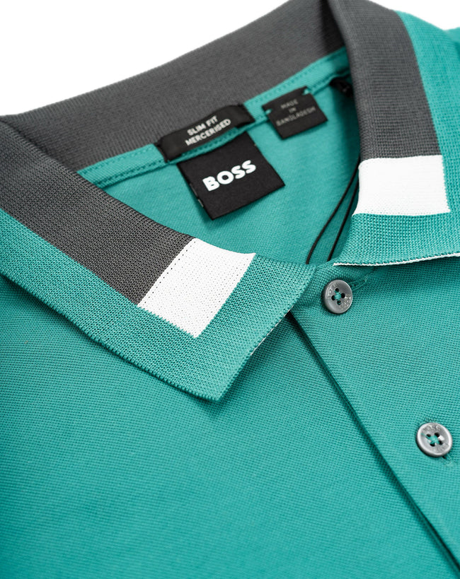 BOSS Simple Autograph Flag Polo Shirt - Slim Fit