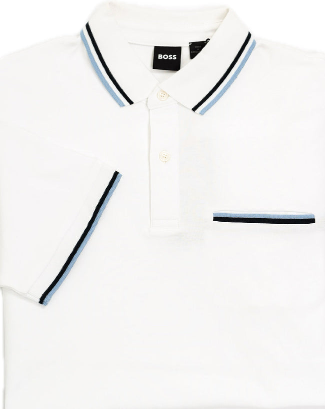 BOSS Simple Autograph Flag Polo Shirt - Regular Fit
