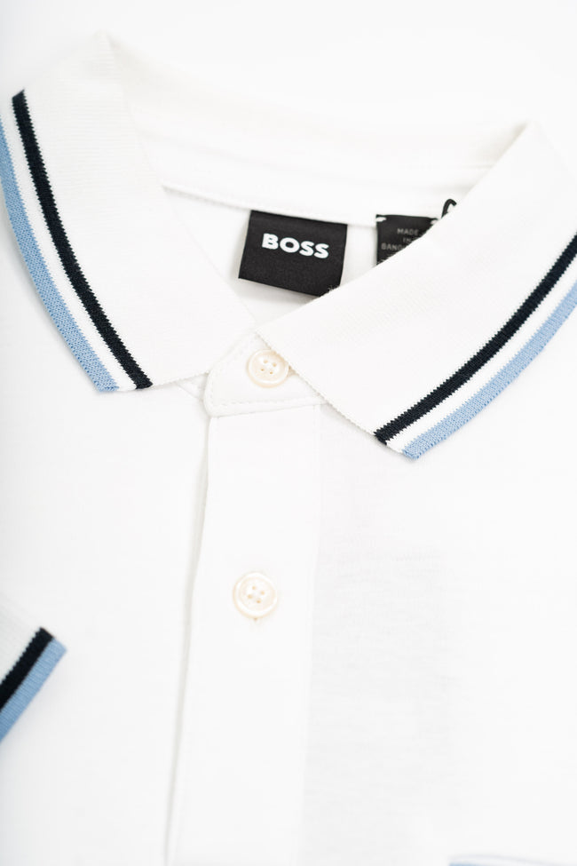 BOSS Simple Autograph Flag Polo Shirt - Regular Fit